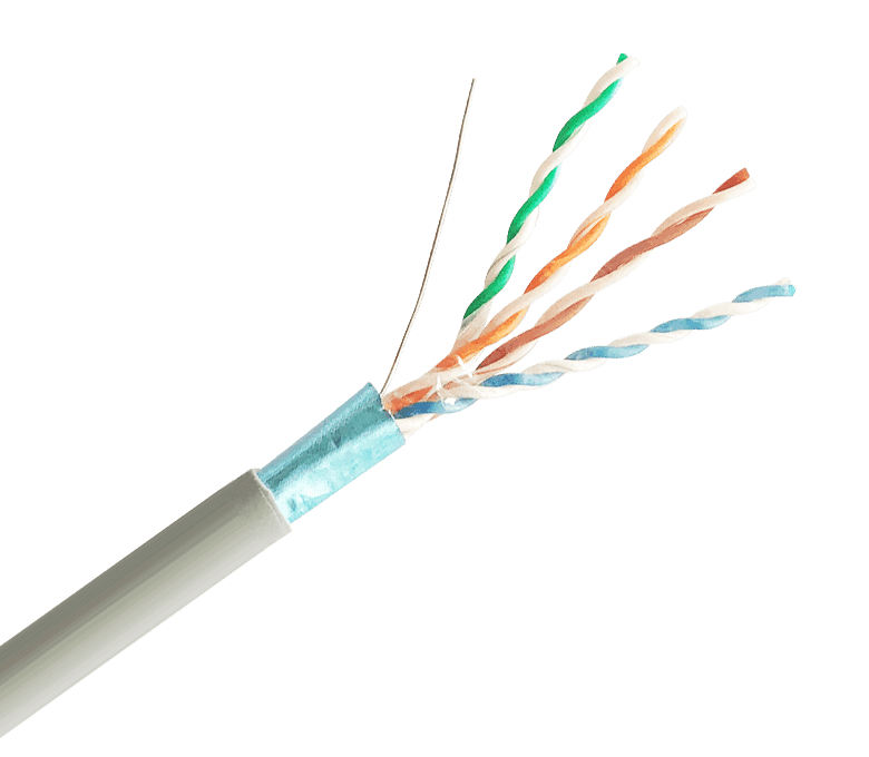 كابل فئة كابل الشبكة المحلية CAT5e S / FTP