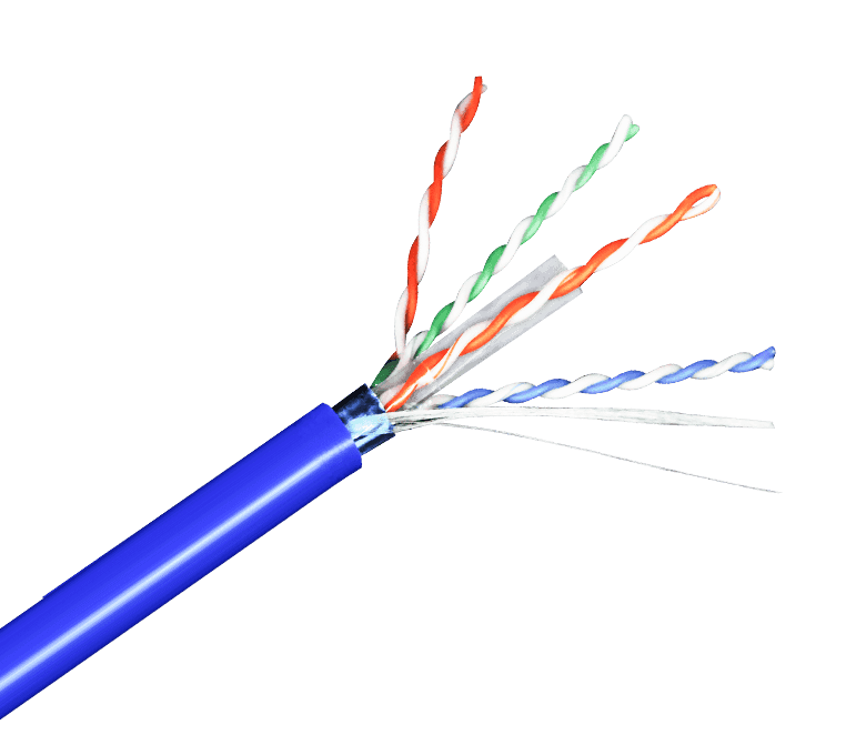 كابل فئة كابل الشبكة المحلية CAT6 F / UTP